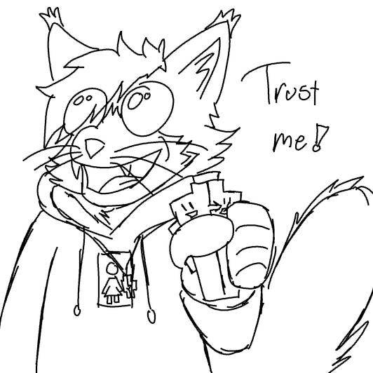 My fursona and his body swap potion addiction.. :sob: